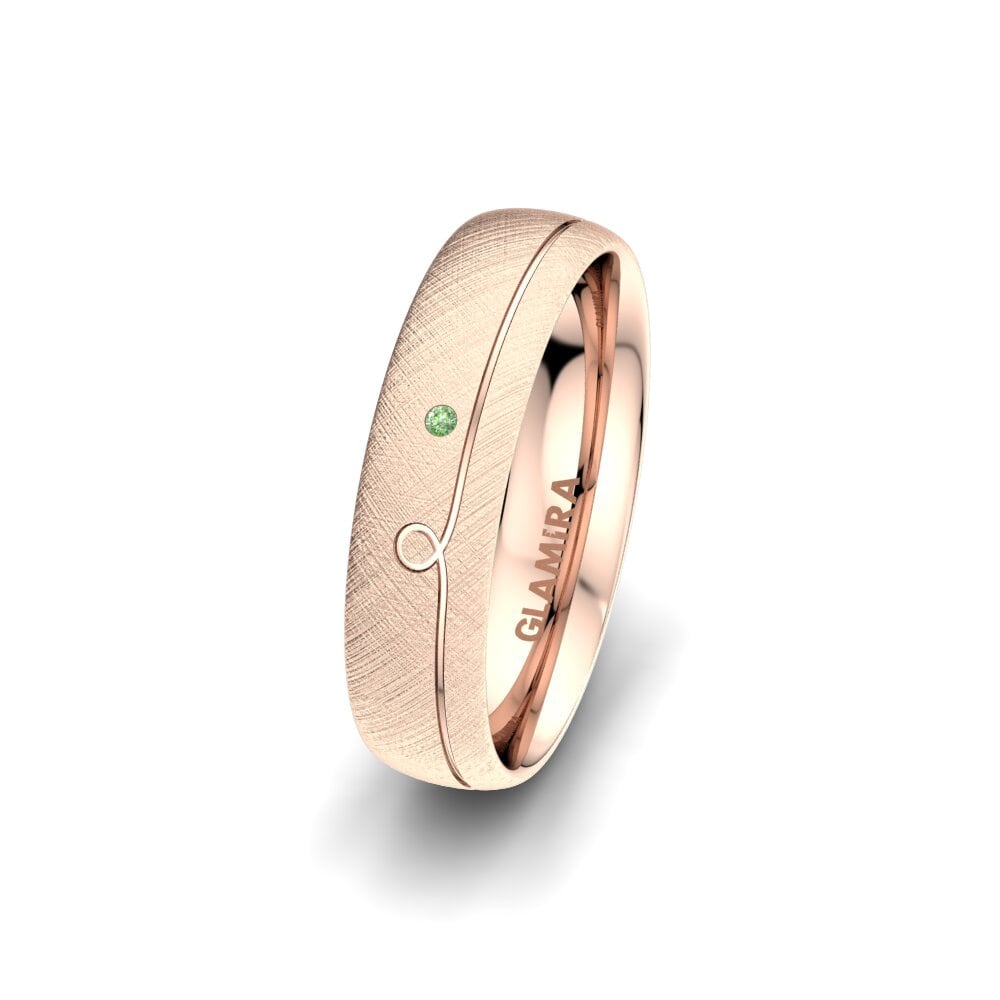 Diamant Vert Alliance pour femme White Crown 5 mm