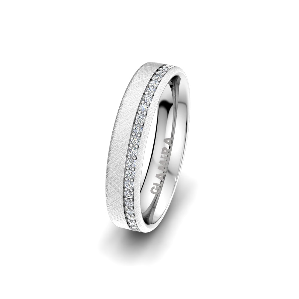 Classic Women’s Wedding Rings Women's Classic Search 5mm 585 White Gold Diamond