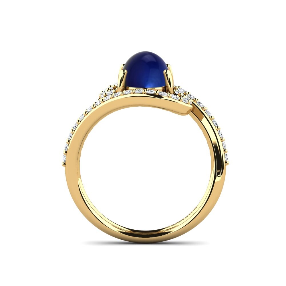 Zafiro Cabujón Anillo Gwendoly