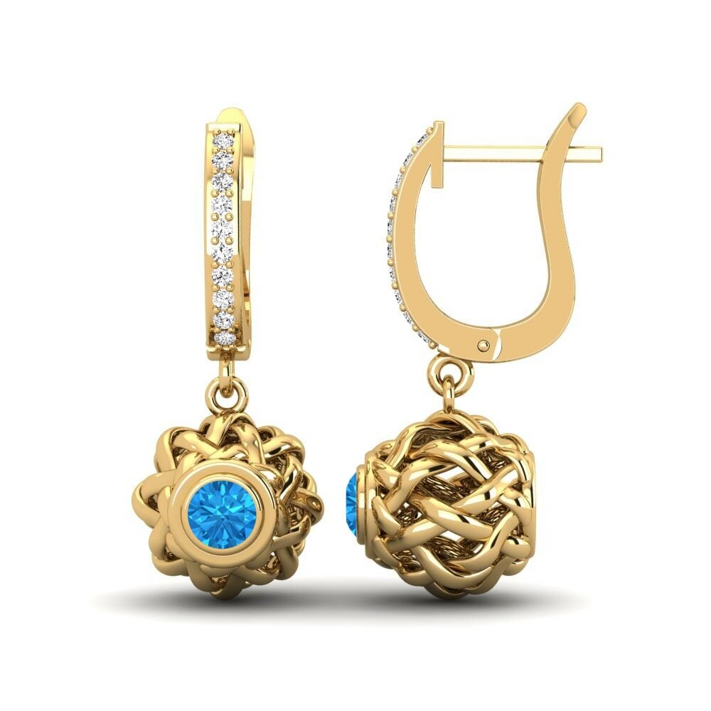 Blue Topaz Women's Earring Gwenna