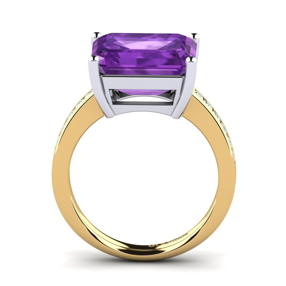 18ct Yellow / White Gold Ring Gwenora