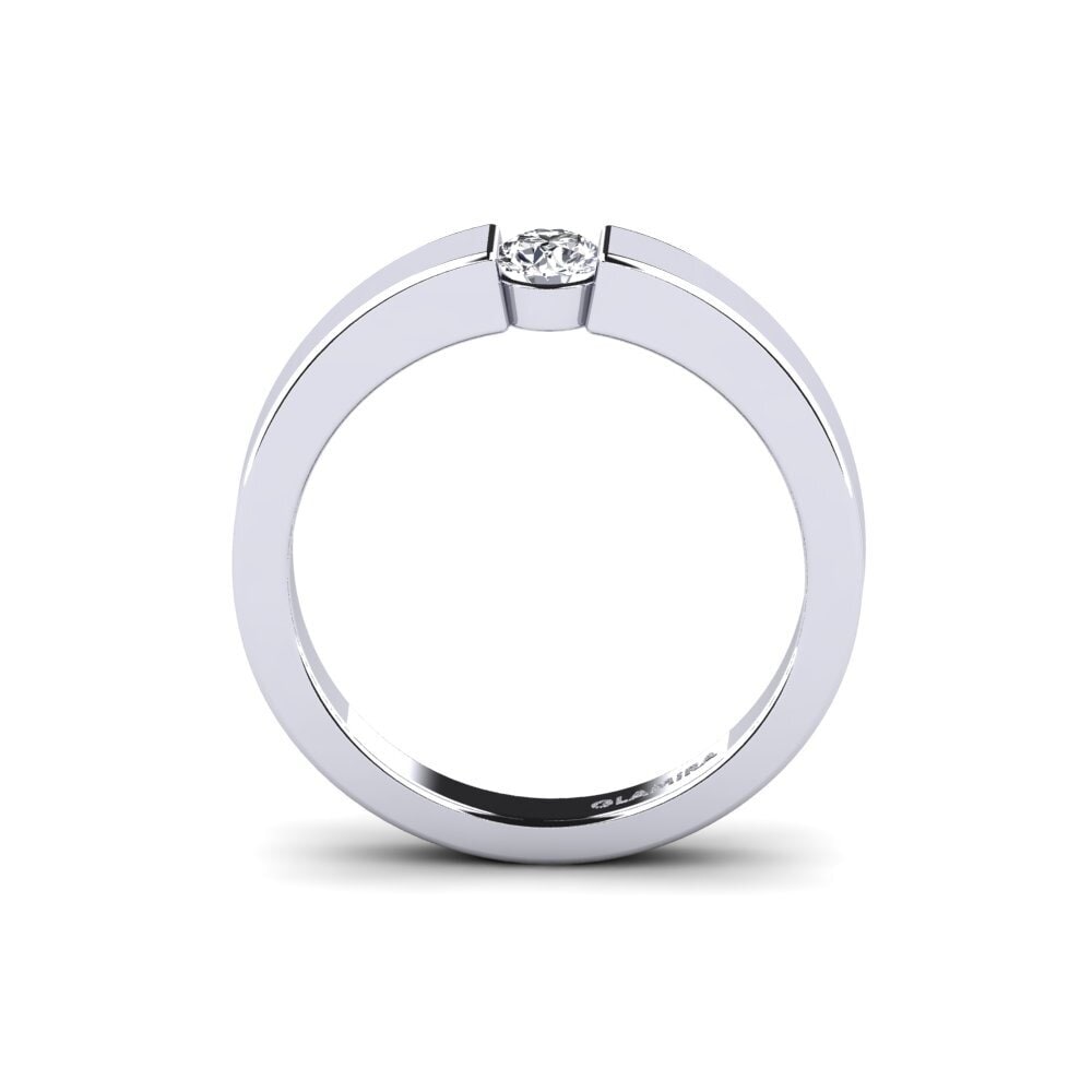Round Engagement Ring April 0.25 crt