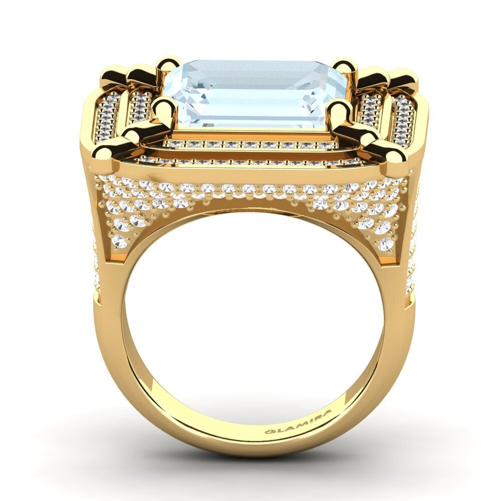18ct Yellow Gold Men's Ring Haldis