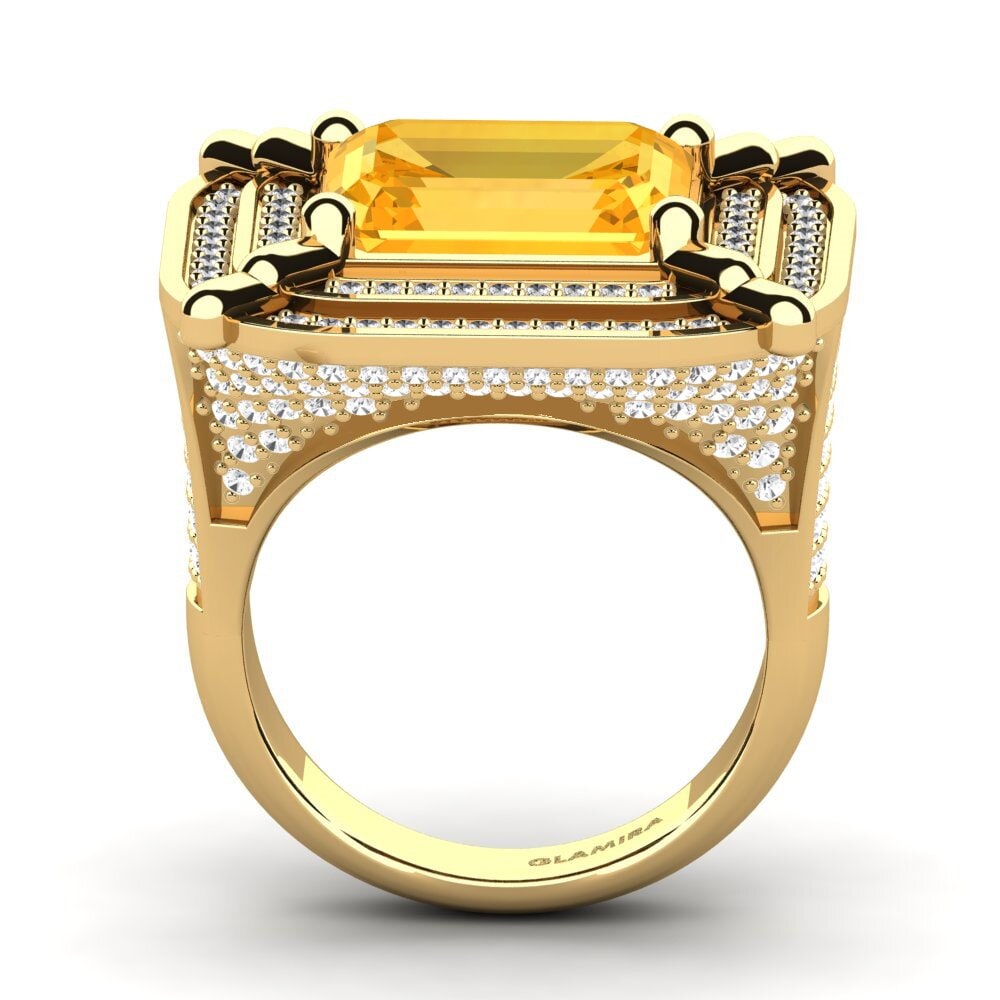 18ct Yellow Gold Men's Ring Haldis