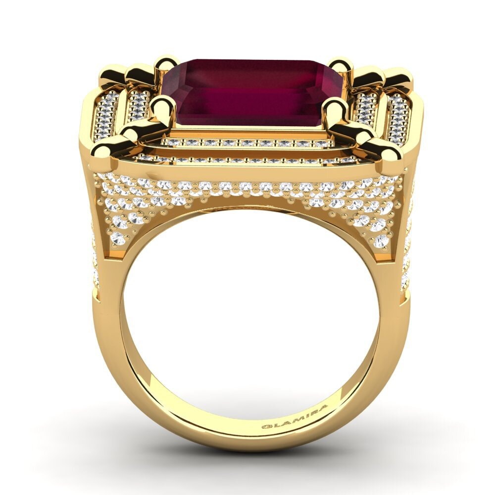 9ct Yellow Gold Men's Ring Haldis