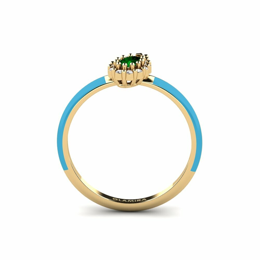 Zircone Vert Bague Hamden