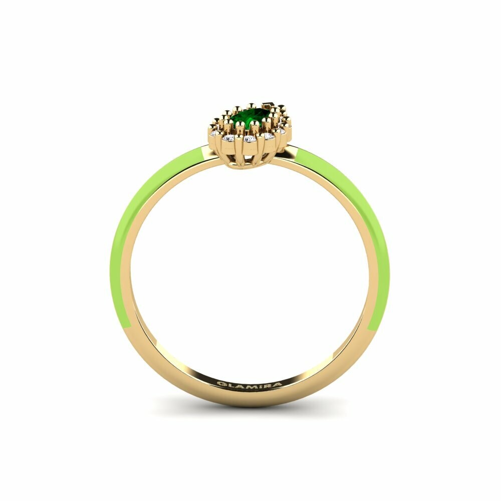 Zircone Vert Bague Hamden