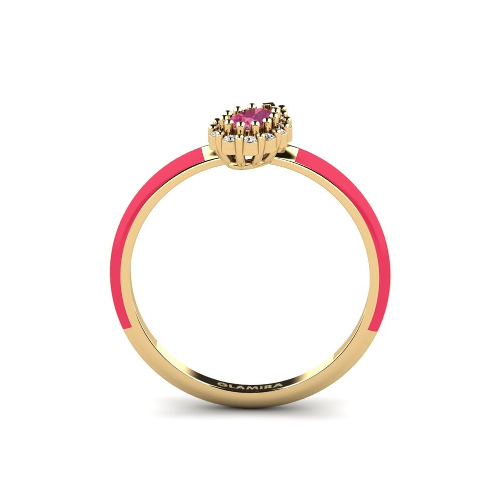 Rosa Turmalin Ring Hamden