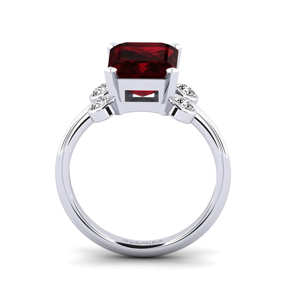 Granate Anillo de compromiso Hauer