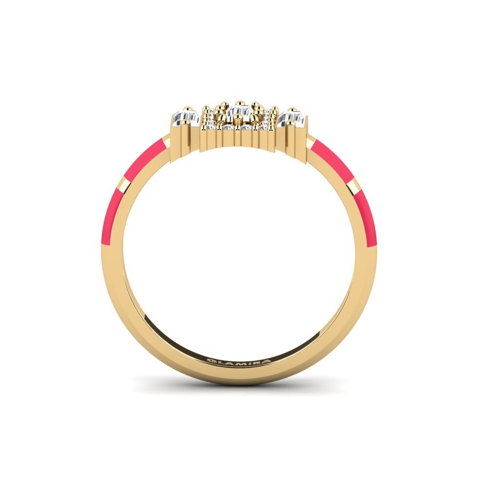 Weißer Saphir Ring Hauskaa