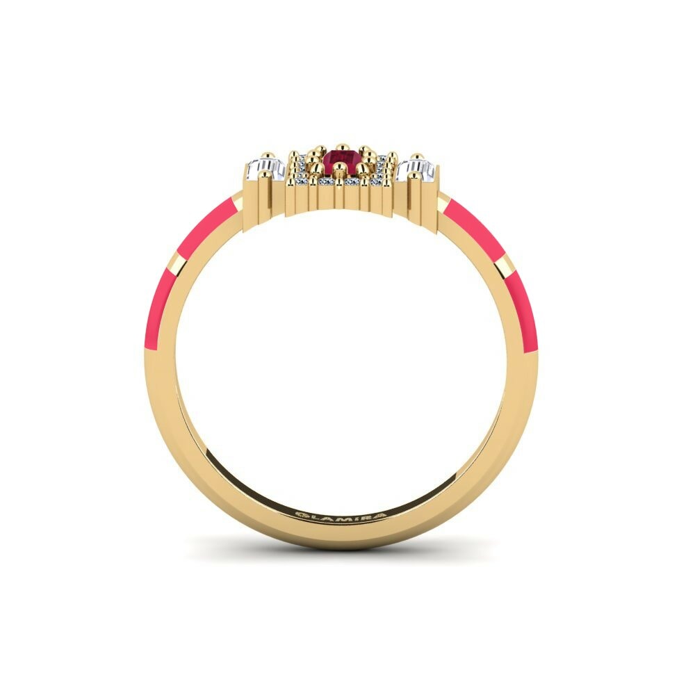 14k Yellow Gold Ring Hauskaa