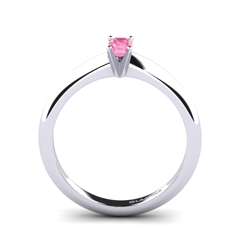 Pink Sapphire Engagement Ring Hayley 0.4 crt
