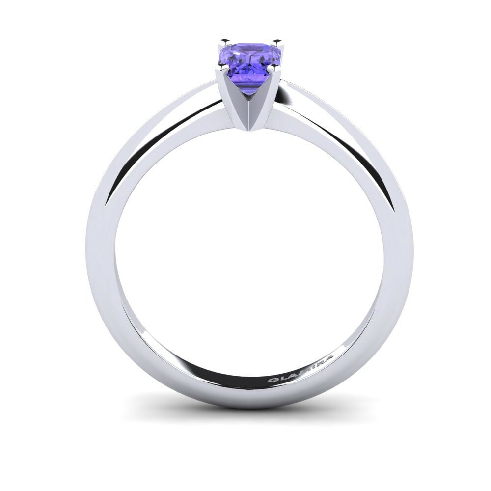 Bague de fiançailles Hayley 0.62crt Tanzanite