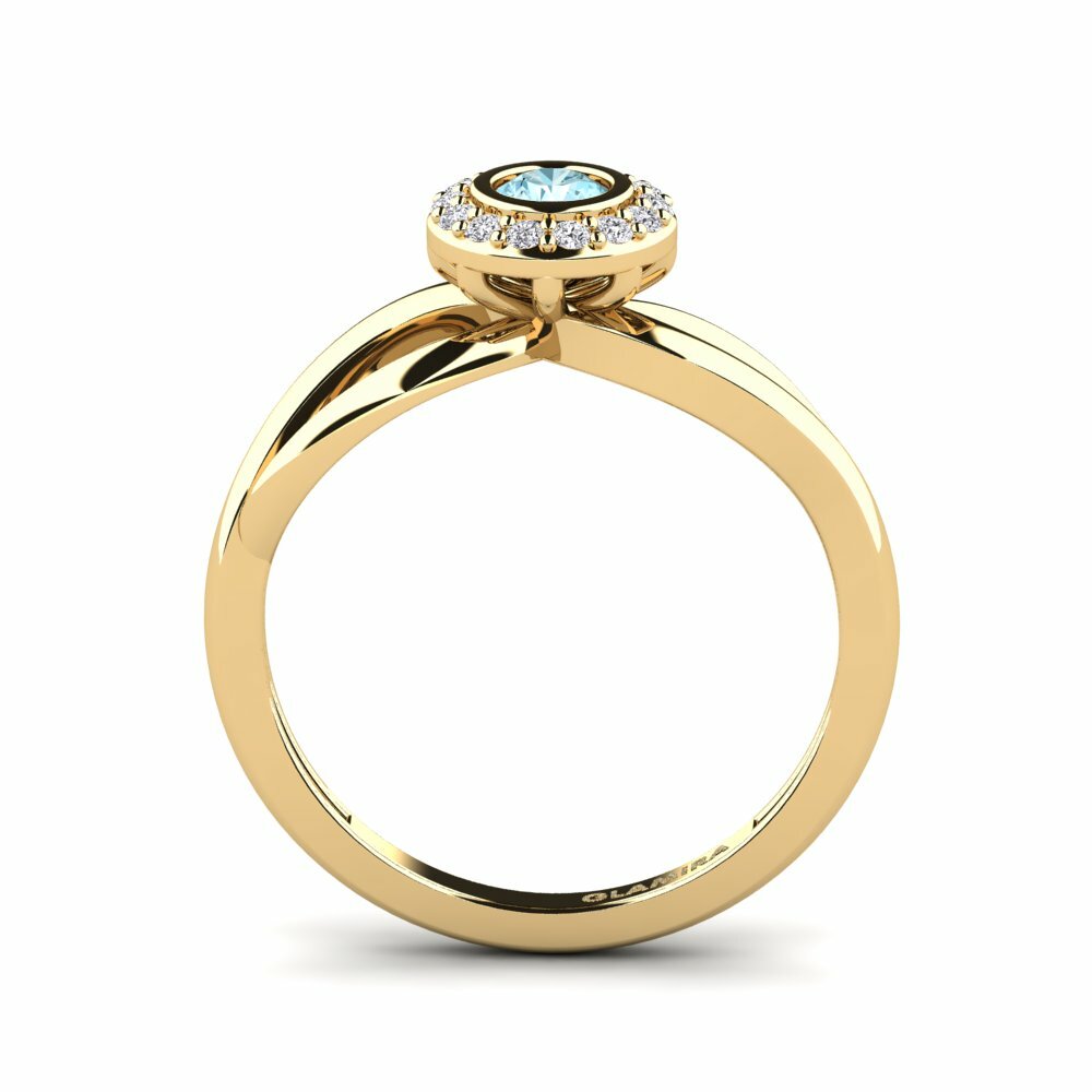 Bague Healde Aigue-marine