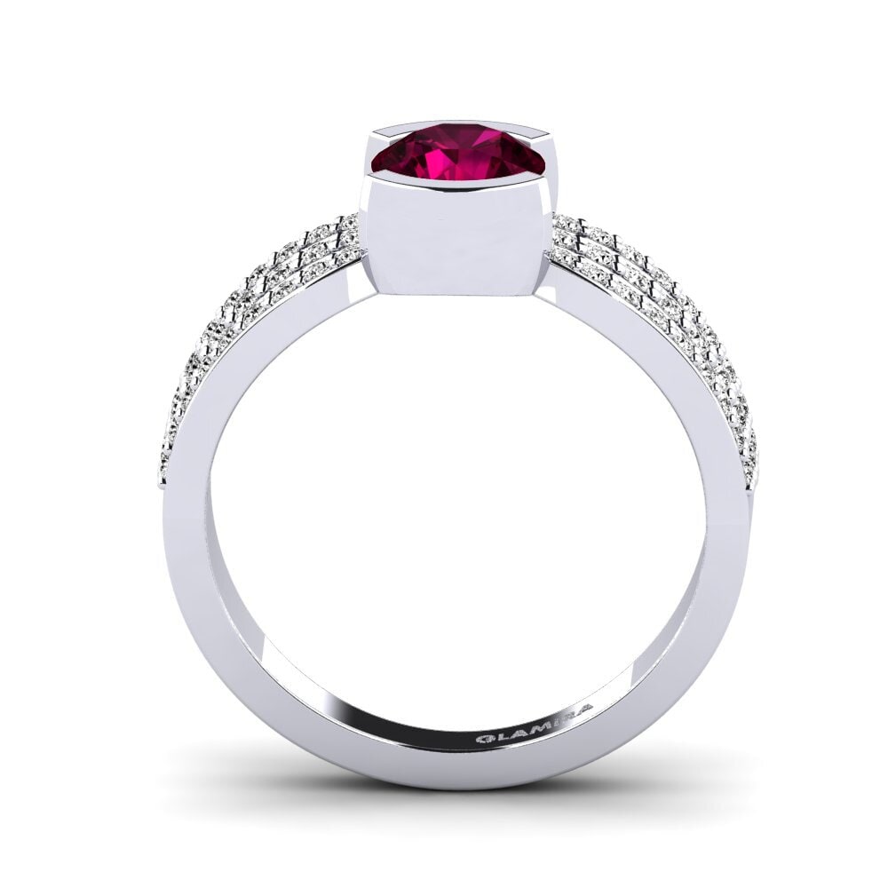 Rhodolite Garnet Women's Ring Hehwe