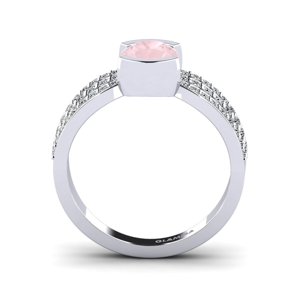 Rose Quartz Women's Ring Hehwe