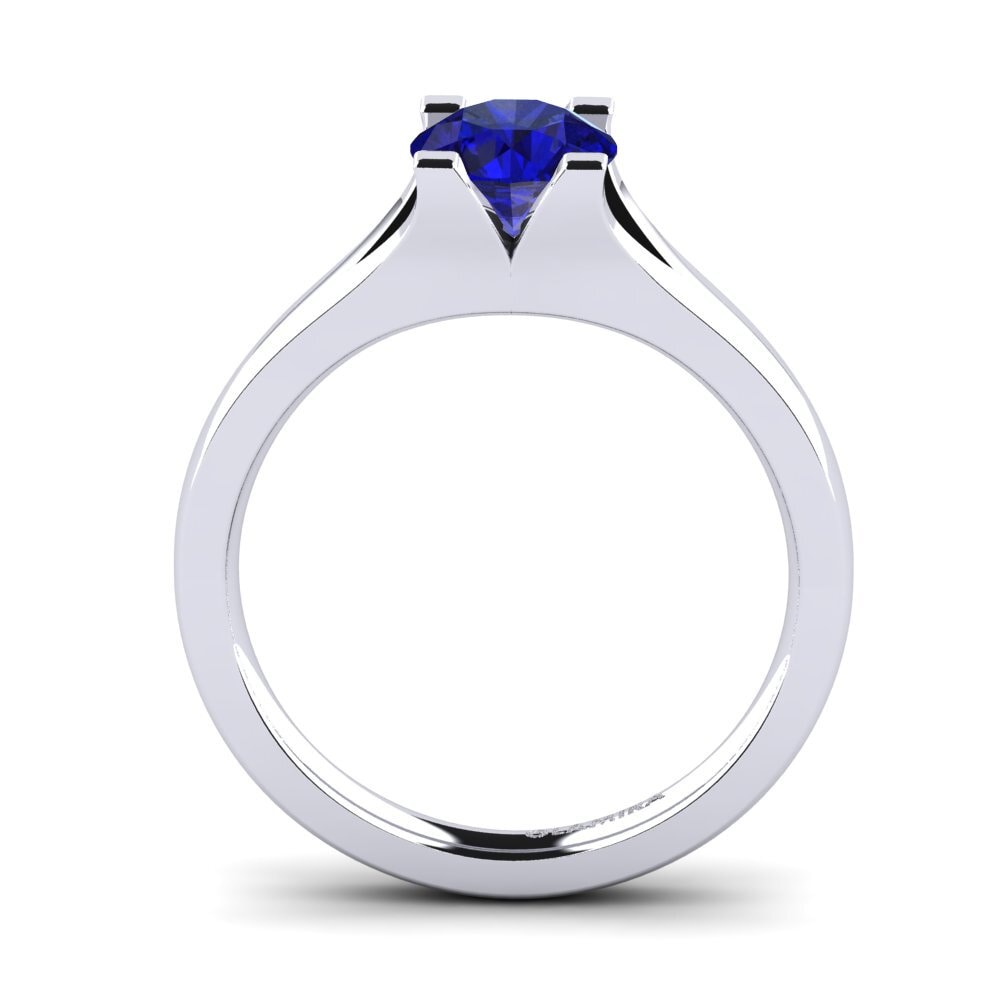 Saphir (im Labor gezüchtet) Verlobungsring Henrietta 1.0crt