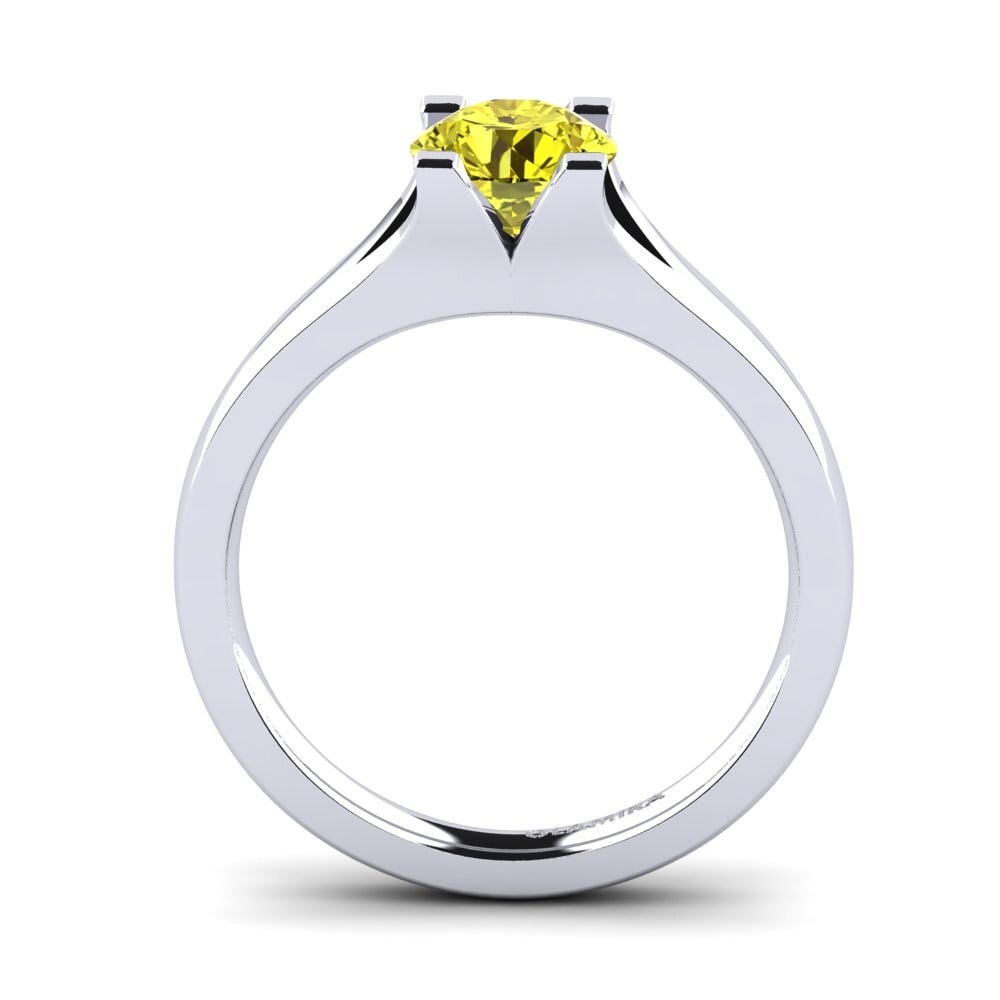 Yellow Diamond Engagement Ring Henrietta 1.0 crt