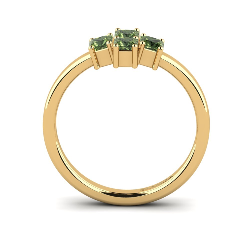 Princesa Zafiro Verde Anillo Heraklion