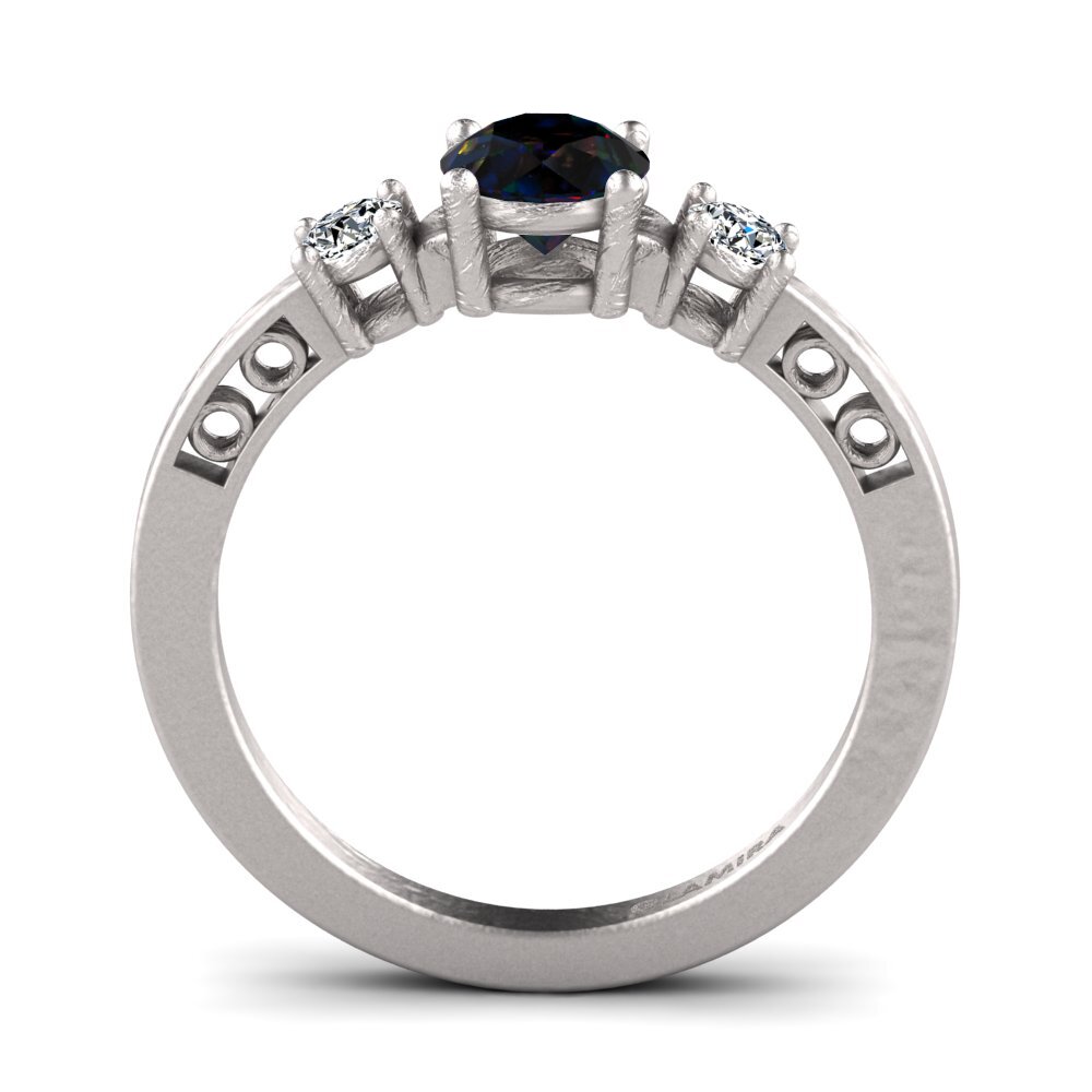 Black Opal Women's Ring Hergy