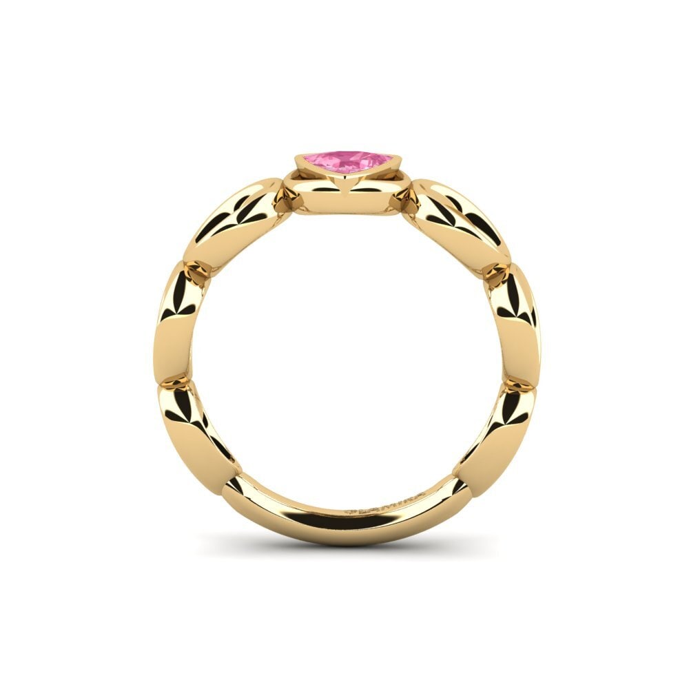 Trillion Pink Sapphire Engagement Ring Heryuwek