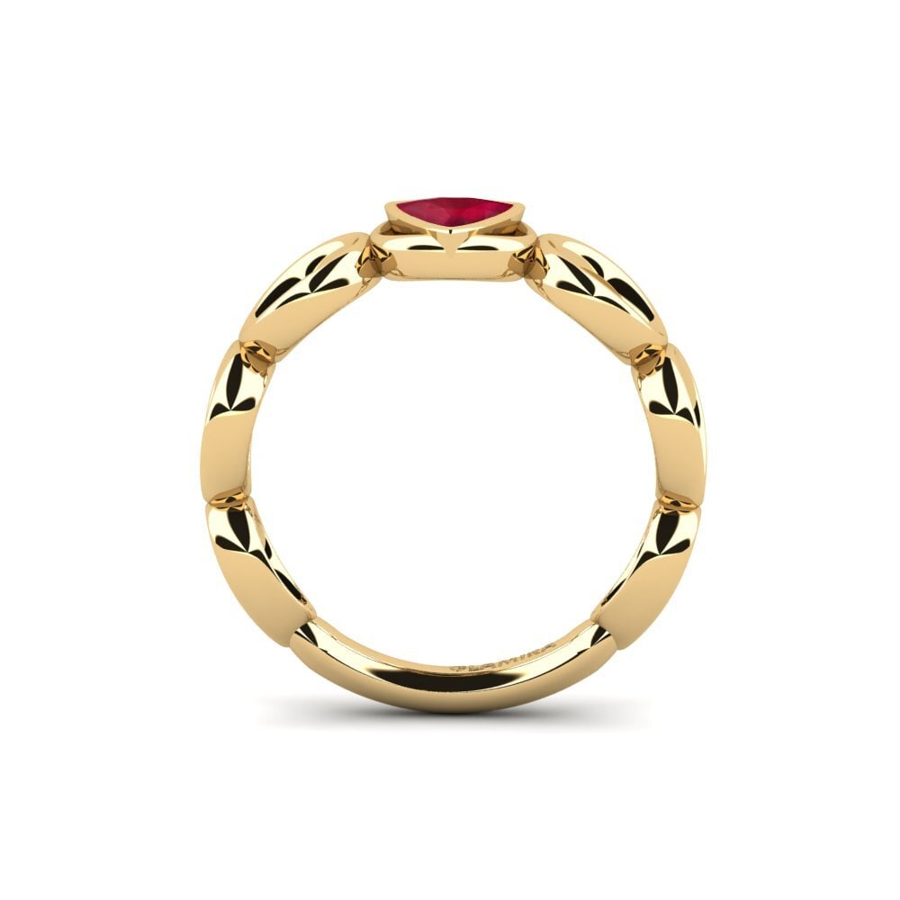 Trillion Ruby Engagement Ring Heryuwek