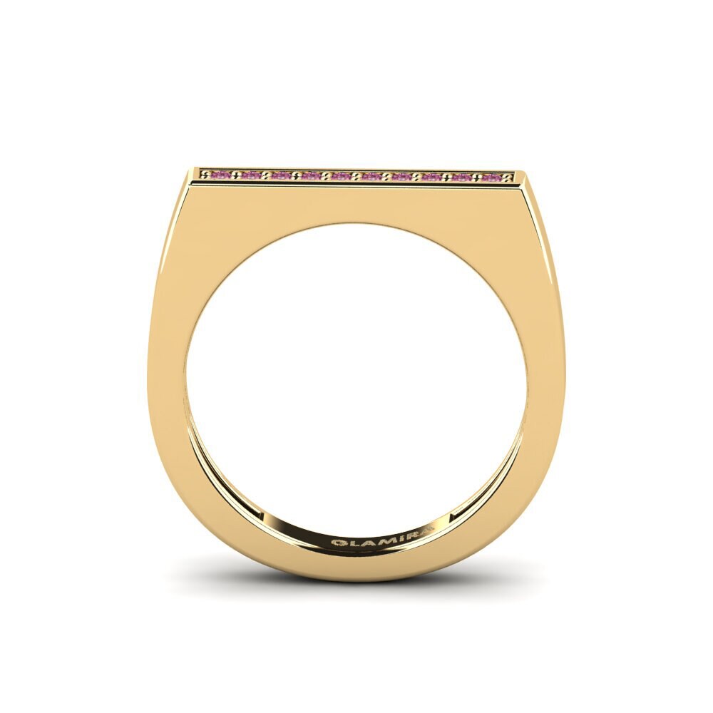 Rhodolite Garnet Pinky Ring Heuden