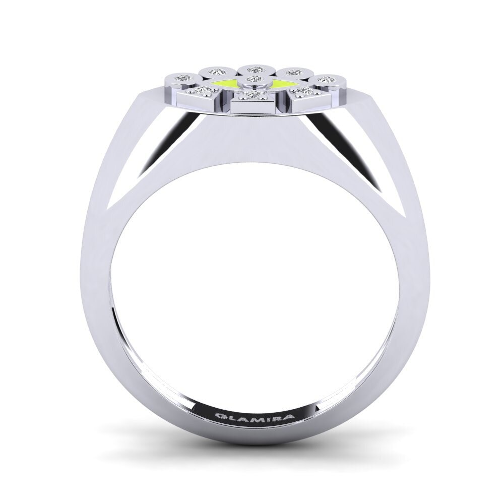 Argent Blanc Bague Hierapolis