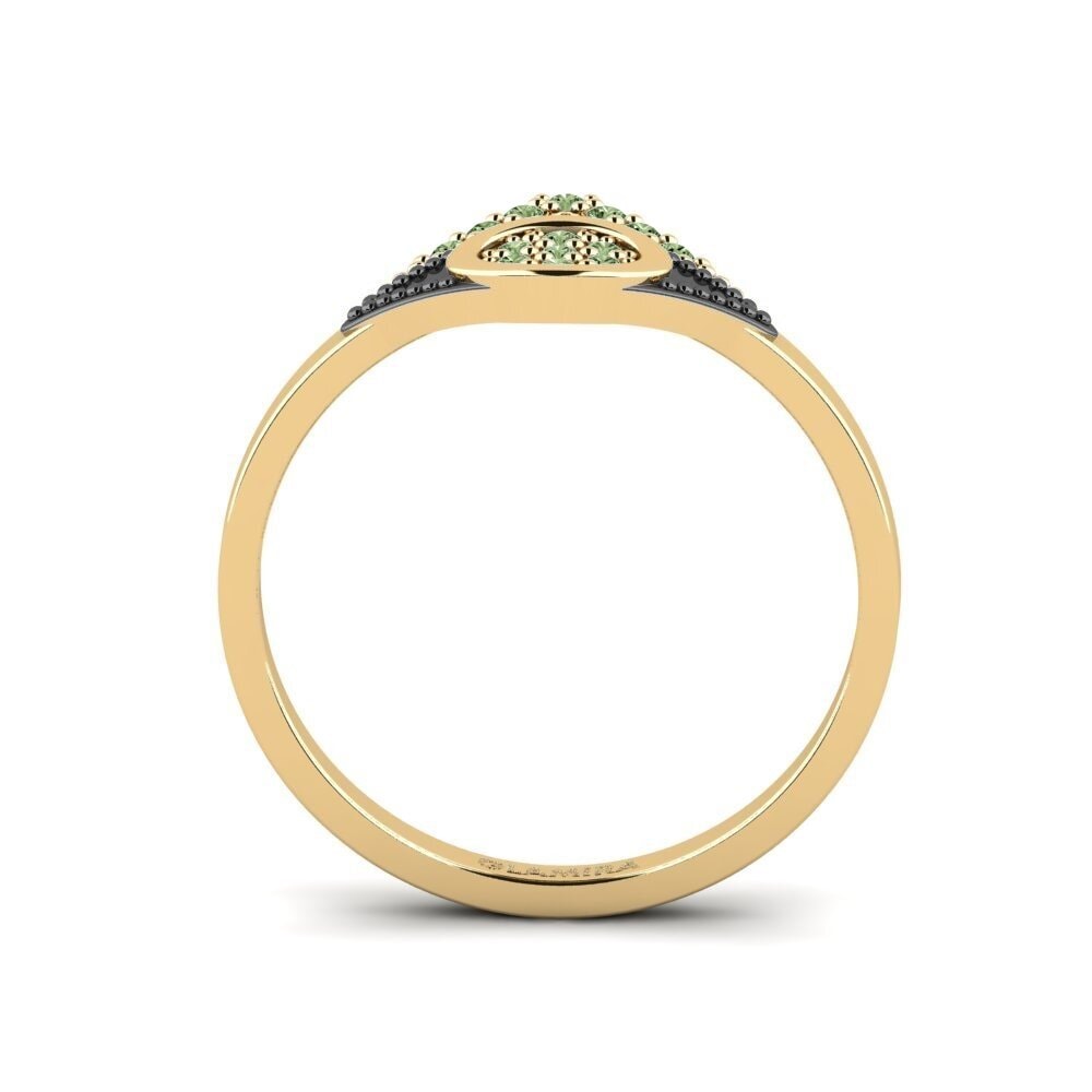 Diamante Verde Anel Highest