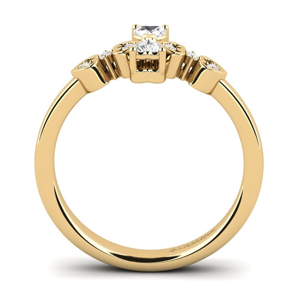 White sapphire Ring Higieos