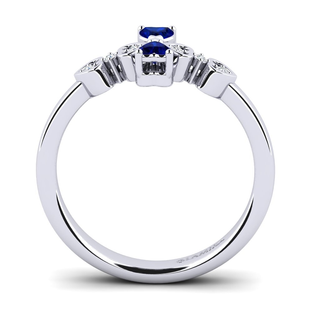 Heart Sapphire Ring Higieos