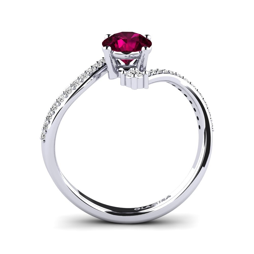 Rhodolite Garnet Women's Ring Himawari