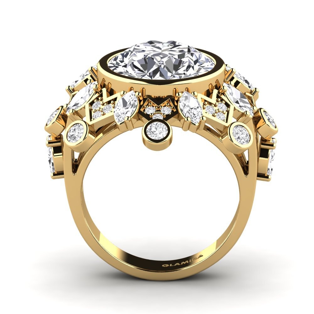 18ct Yellow Gold Engagement Ring Hindle
