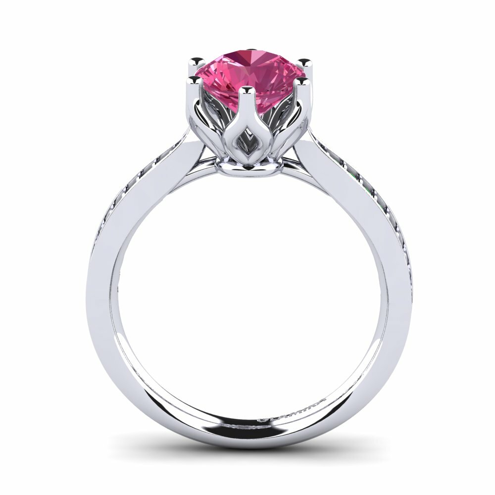 Bague de fiançailles Hiya Tourmaline Rose