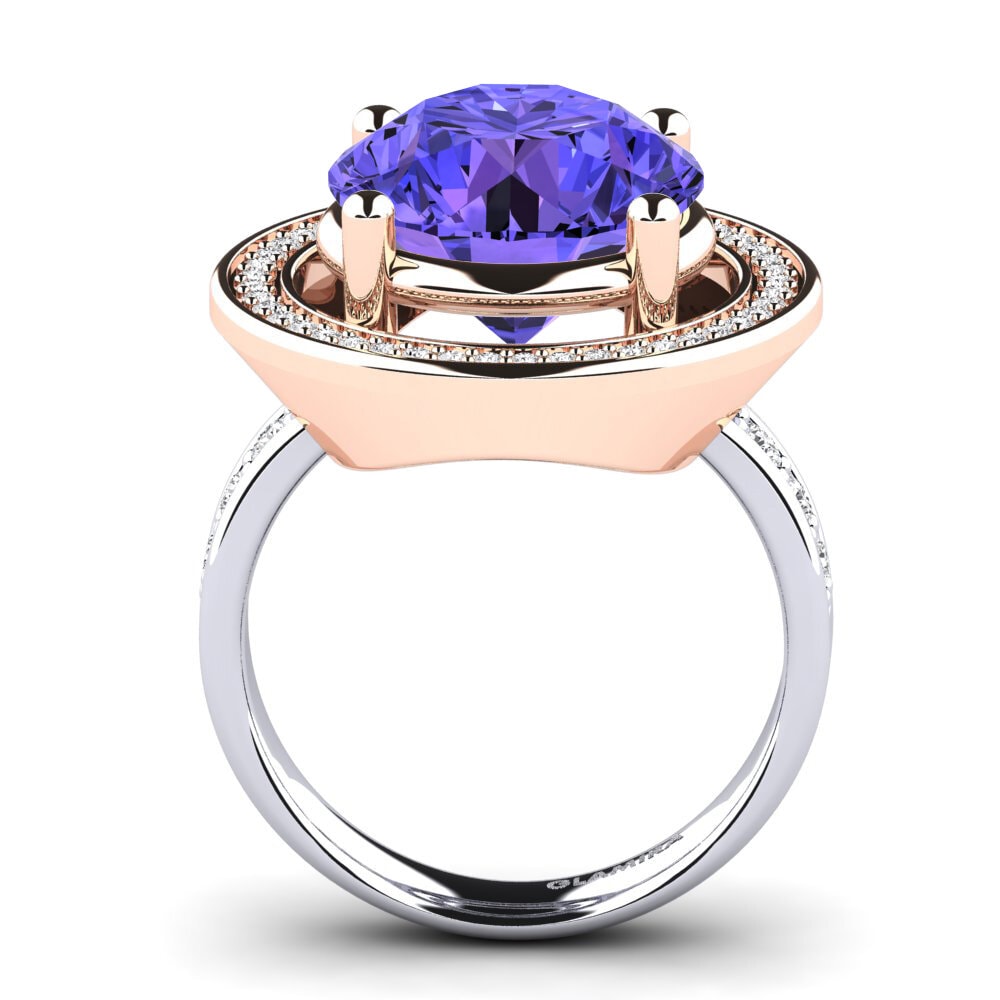 14ct White / Rose Gold Ring Holli