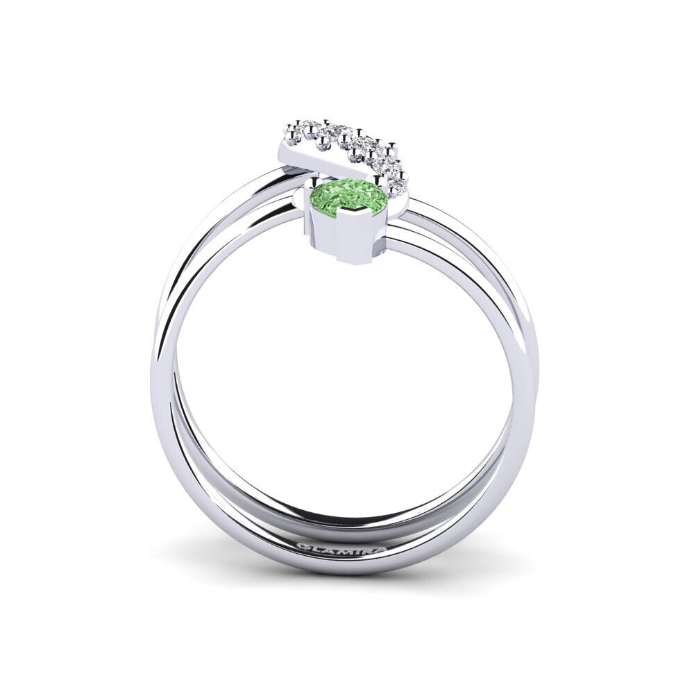 Green Diamond Ring Honorable