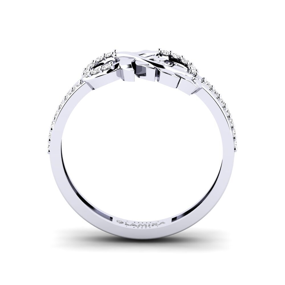 White sapphire Ring Hoppas