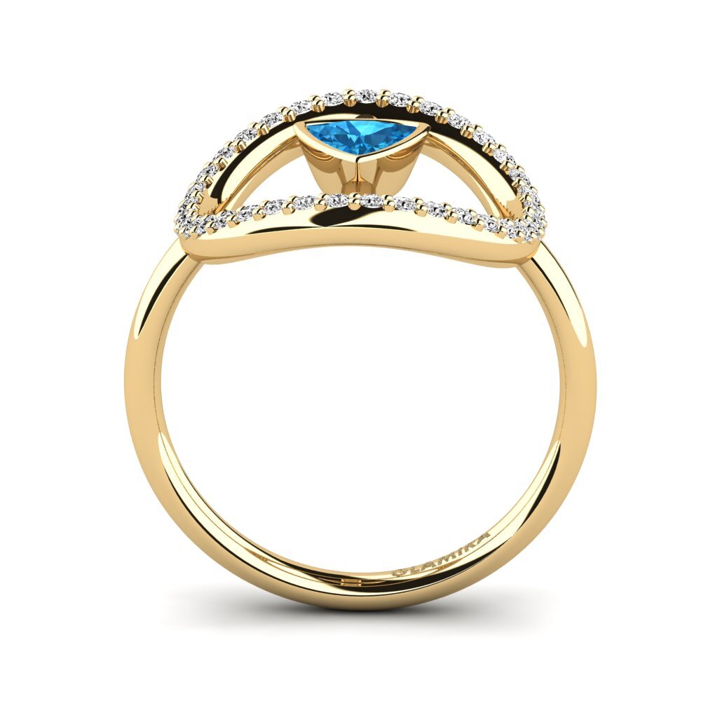 Blue Topaz Ring Howoq