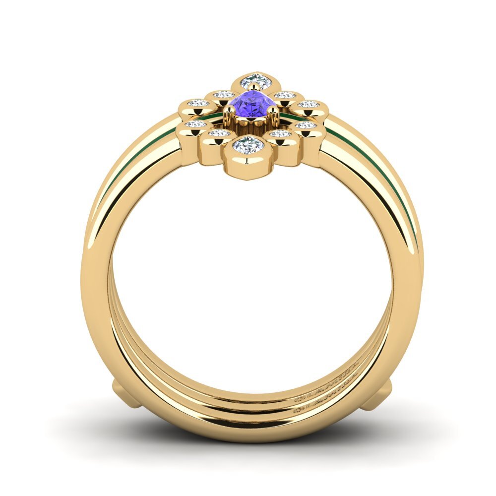 Tanzanite Ring Hredd SET