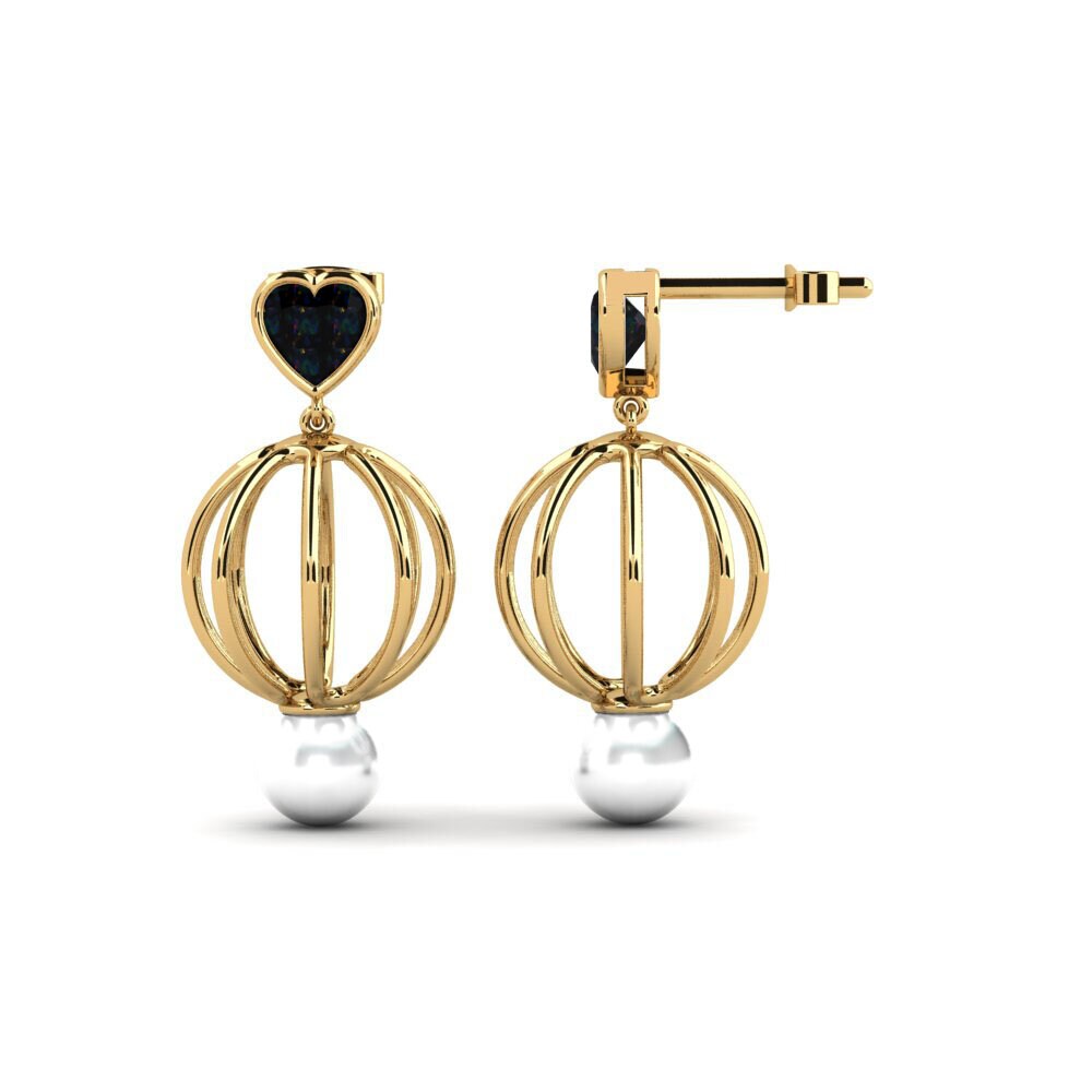 Black Opal Women's Earring Htos