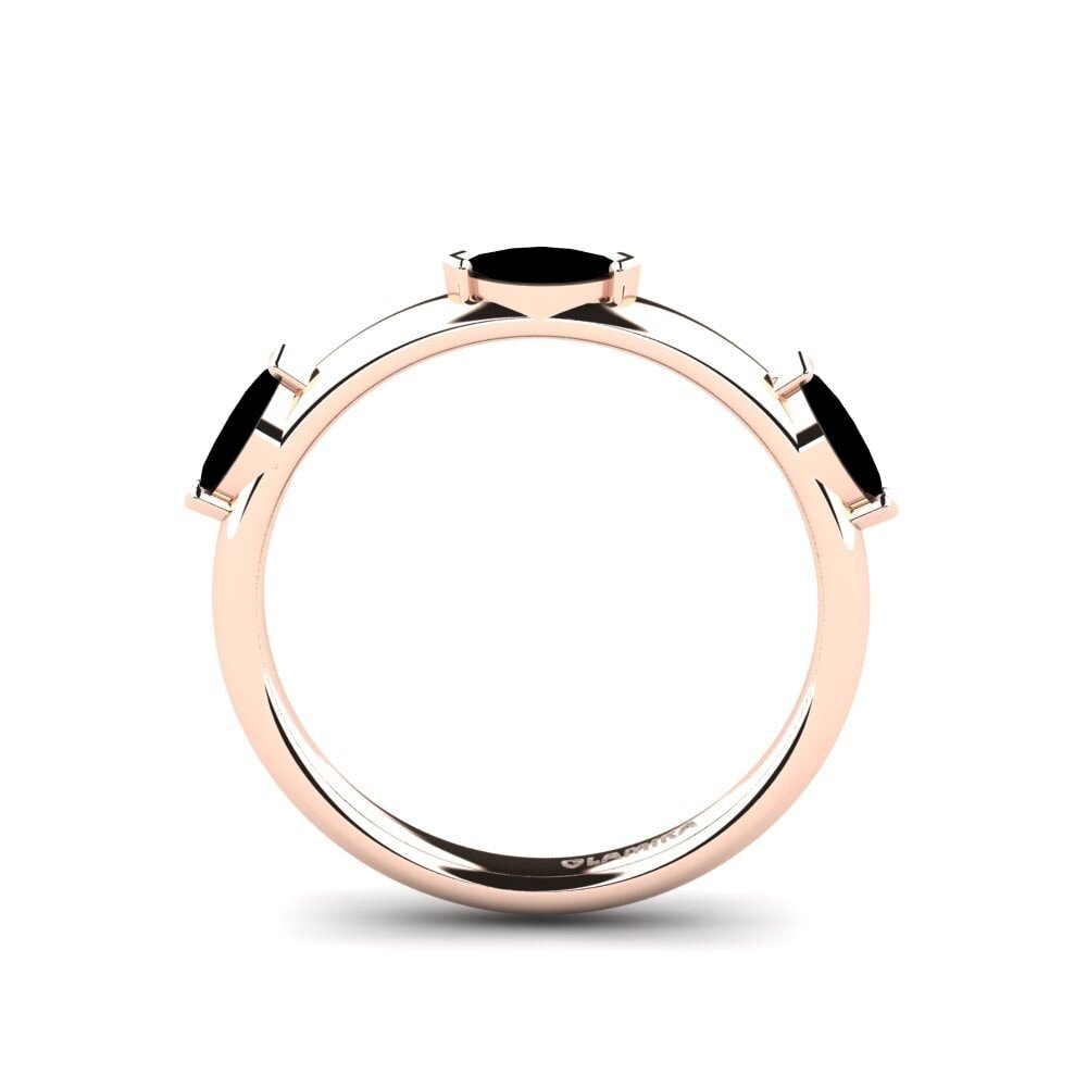 Zafiro negro Anillo Hubert