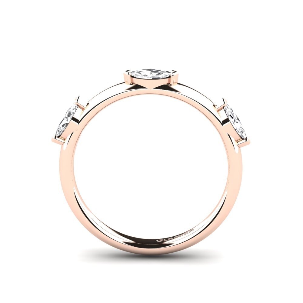 Zafiro blanco Anillo Hubert