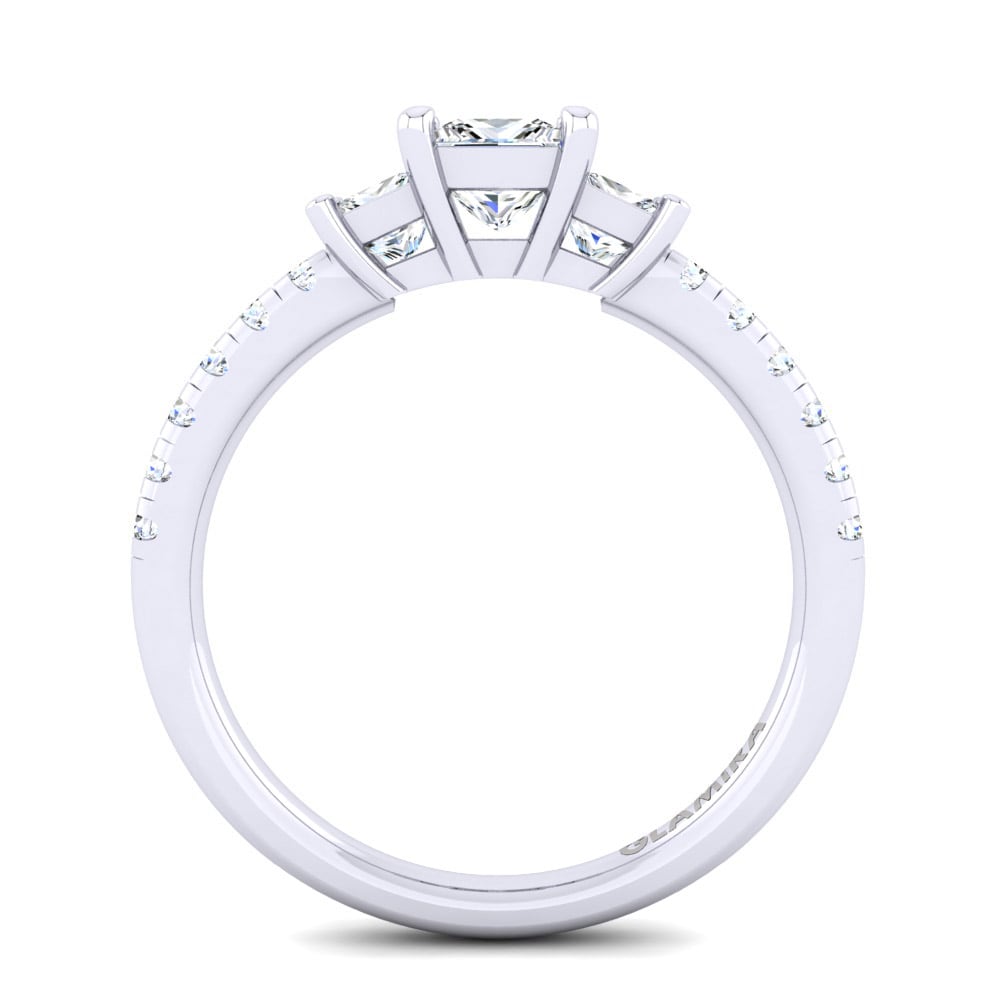 Moissanite Anel de Noivado Huberta
