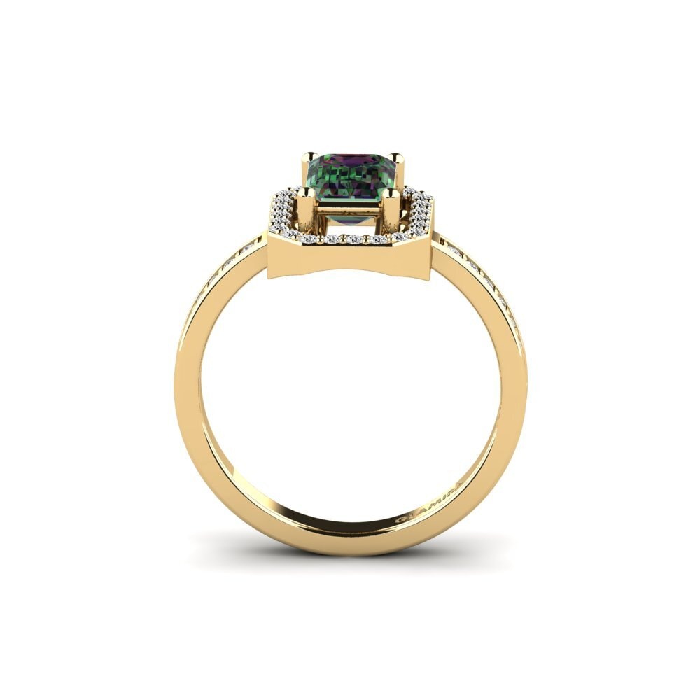 Topacio Místico Anillo de compromiso Hudala