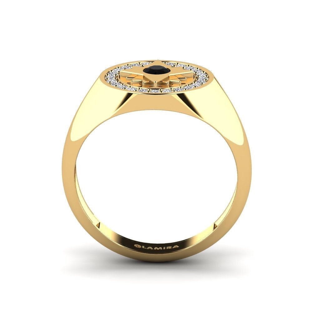 Saphir noir Bague Hypernova
