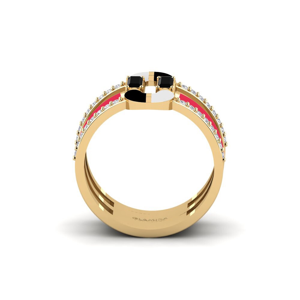 Zafiro negro Anillo Icarias