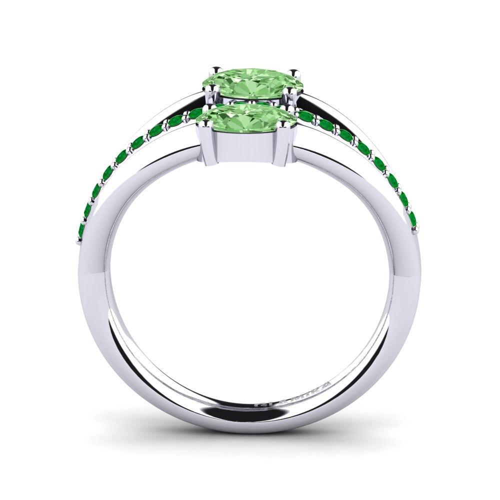 Green Diamond Ring Idania