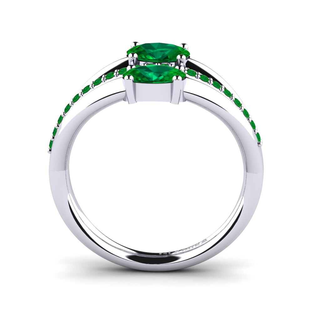 Emerald (Lab Created) Ring Idania