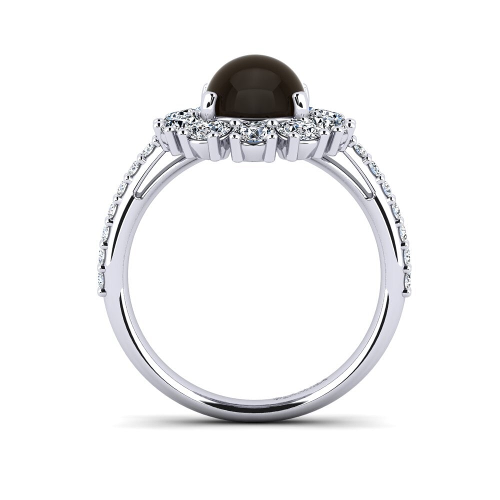 Cabochon Smoky Topaz Ring Idonia