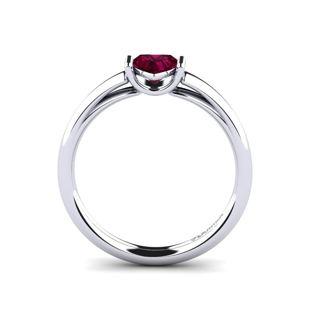 Granate Rhodolite Anillo de compromiso Ihfaki
